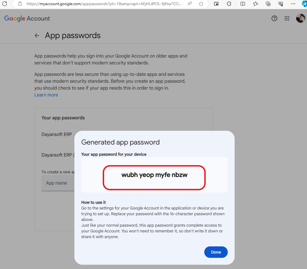 GmailTempPassword GmailTempPassword
