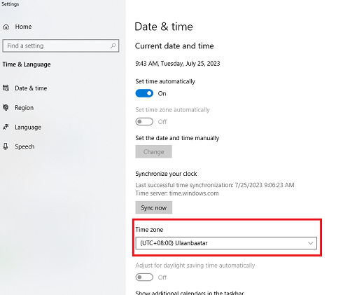 CheckTimeZone2 CheckTimeZone2