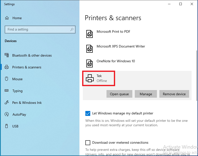 OfflinePrinter OfflinePrinter