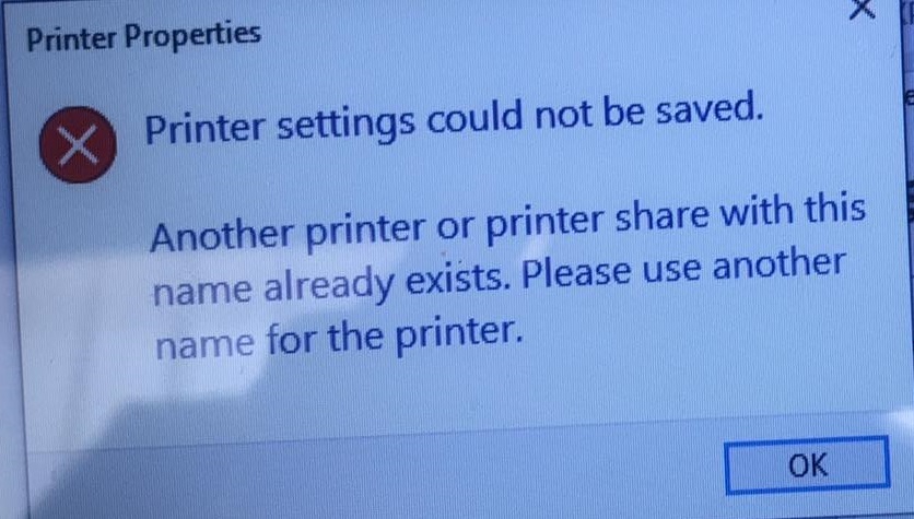 PrinterNameDuplicate PrinterNameDuplicate